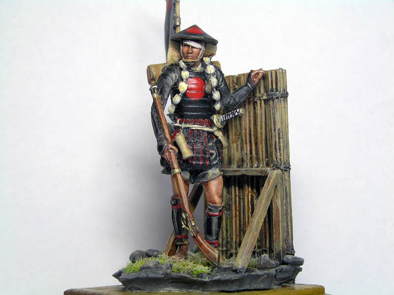 Figures: Ashigaru with arquebuse, XVI century, photo #2