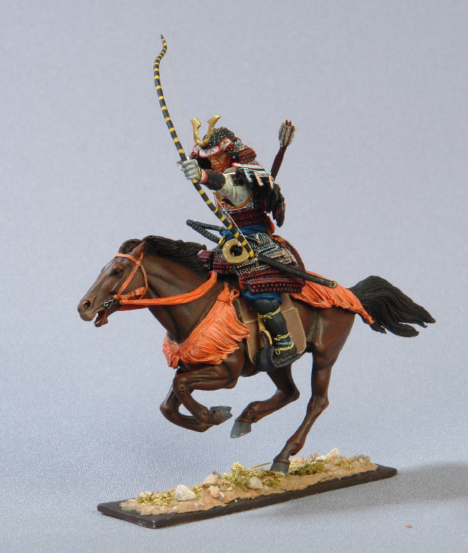 Figures: Mounted samurai, photo #1