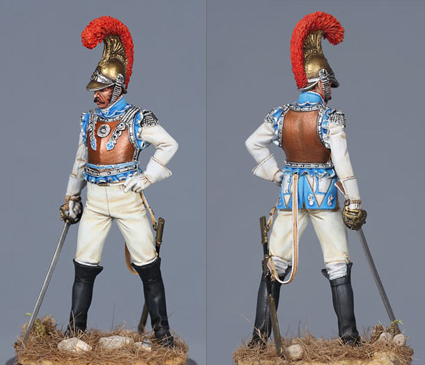 Фигурки: Офицер-карабинер. Франция, 1811-14