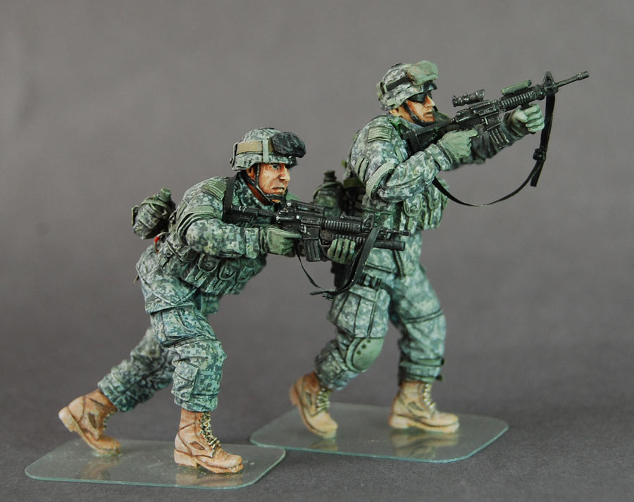 Figures: Modern U.S. infantry, Iraq, photo #1