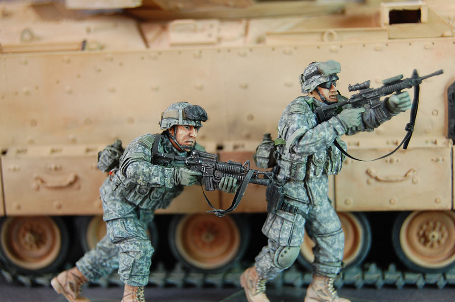 Figures: Modern U.S. infantry, Iraq, photo #10