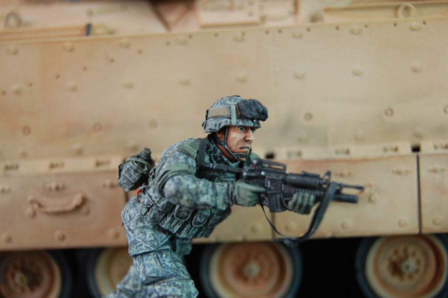 Figures: Modern U.S. infantry, Iraq, photo #12