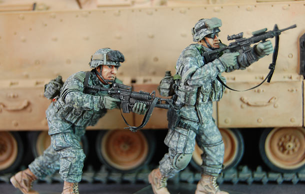 Figures: Modern U.S. infantry, Iraq
