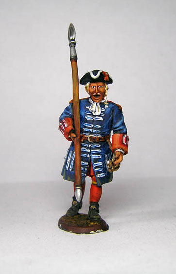 Figures:  French Guards sergeant, 1701, photo #1