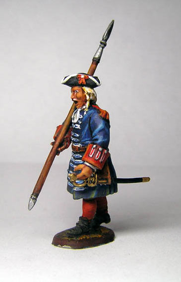 Figures:  French Guards sergeant, 1701, photo #2