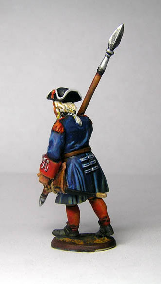 Figures:  French Guards sergeant, 1701, photo #3