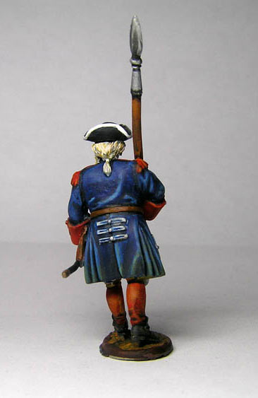 Figures:  French Guards sergeant, 1701, photo #4