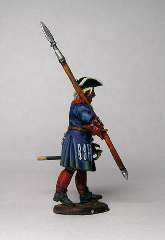 Figures:  French Guards sergeant, 1701, photo #5