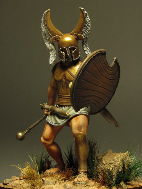 Figures: Picene warrior, VI-V B.C., photo #1