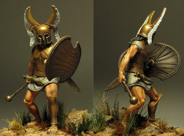 Figures: Picene warrior, VI-V B.C.