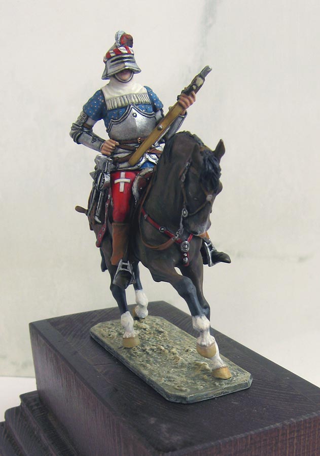 Figures: Swiss horse arbalester, 1476-77, photo #2