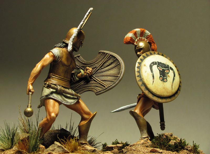 Figures: Hoplite, VI-V centuries B.C., photo #2
