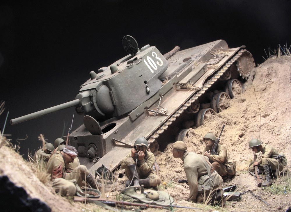 Dioramas and Vignettes: Gully in Don Steppe, photo #17