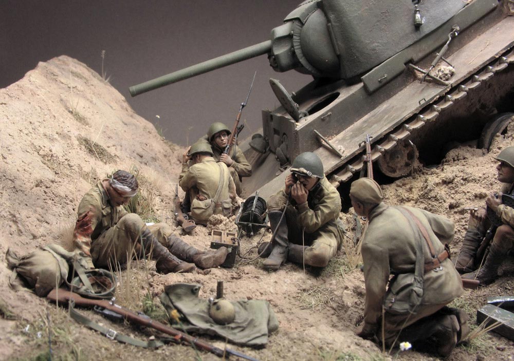 Dioramas and Vignettes: Gully in Don Steppe, photo #19