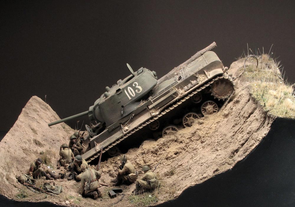 Dioramas and Vignettes: Gully in Don Steppe, photo #2