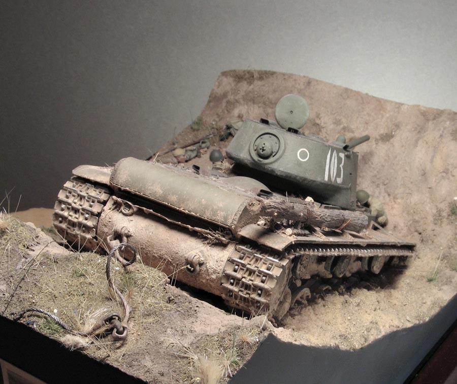 Dioramas and Vignettes: Gully in Don Steppe, photo #24