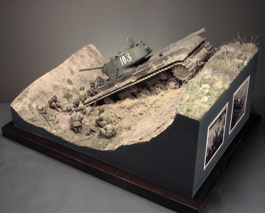 Dioramas and Vignettes: Gully in Don Steppe, photo #4