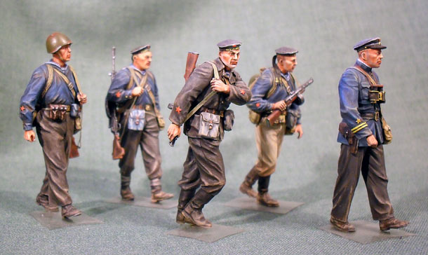 Figures: Soviet naval infantry