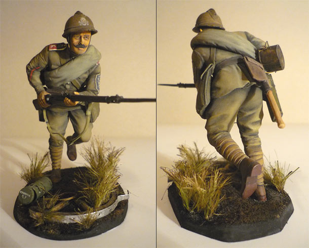 Figures: Kornilov's shock regiment trooper, 1917