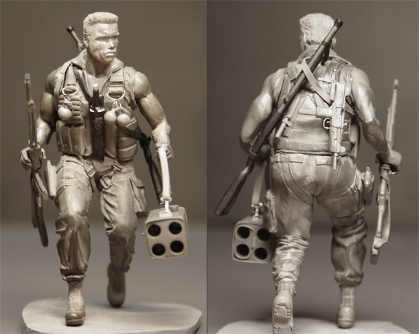 Sculpture: Commando (John Matrix)