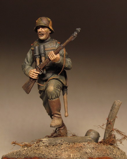 Figures: German stormtrooper, 1918, photo #1