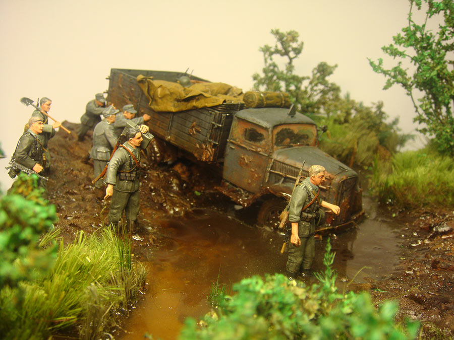 Dioramas and Vignettes: Oh, those Russian roads..., photo #2