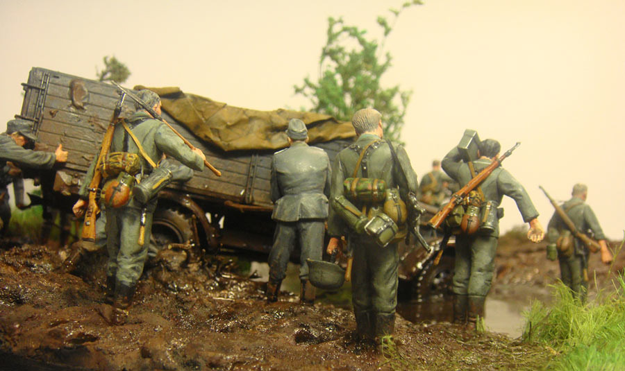 Dioramas and Vignettes: Oh, those Russian roads..., photo #5