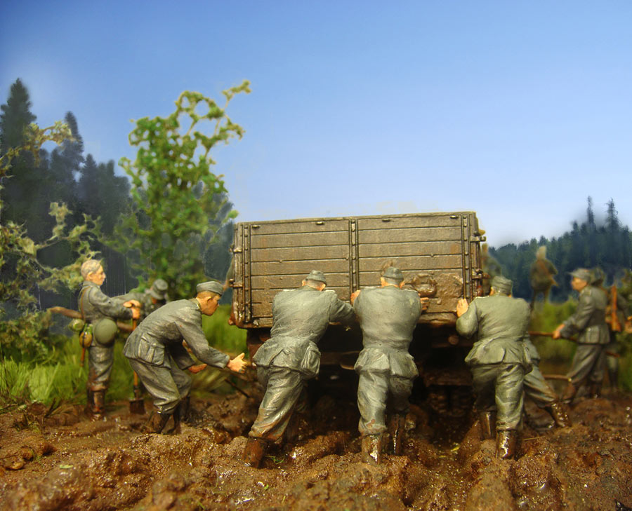 Dioramas and Vignettes: Oh, those Russian roads..., photo #8