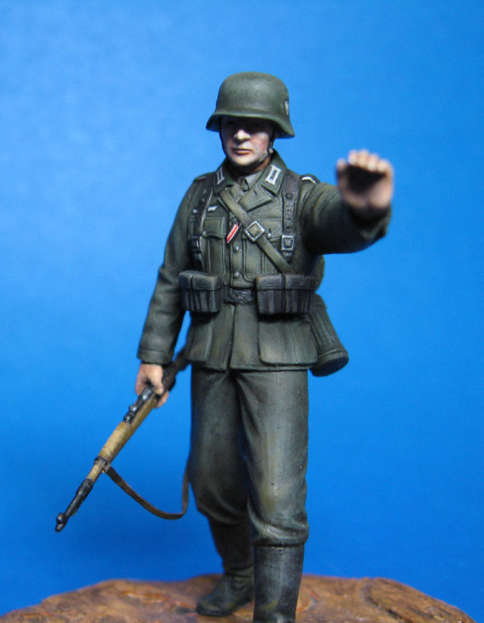 Figures: Wehrmacht soldiers and officer, photo #5
