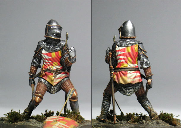 Figures: Knight, XIV century