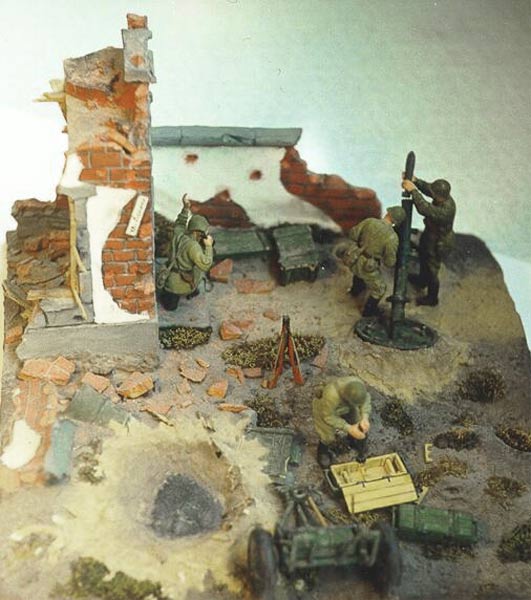 Диорамы и виньетки: Минометчики, фото #3