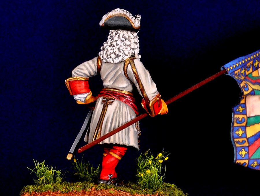 Figures: French officer, 1701, photo #5
