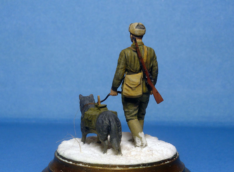 Figures: Soviet tank hunter with dog, photo #4
