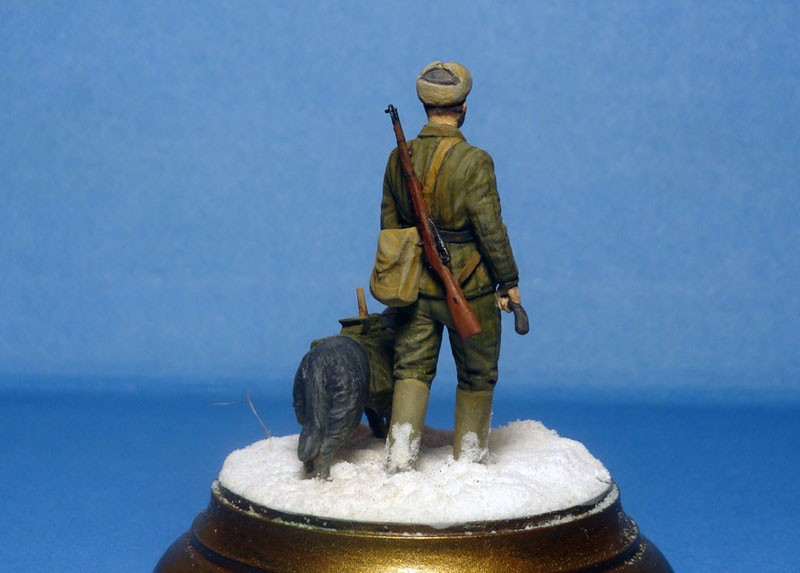Figures: Soviet tank hunter with dog, photo #5