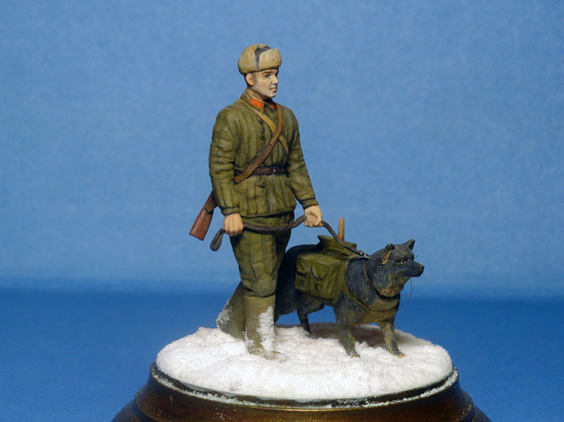 Figures: Soviet tank hunter with dog, photo #7