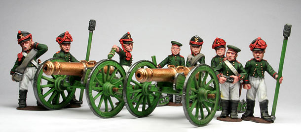 Figures: Russian artillery, 1812