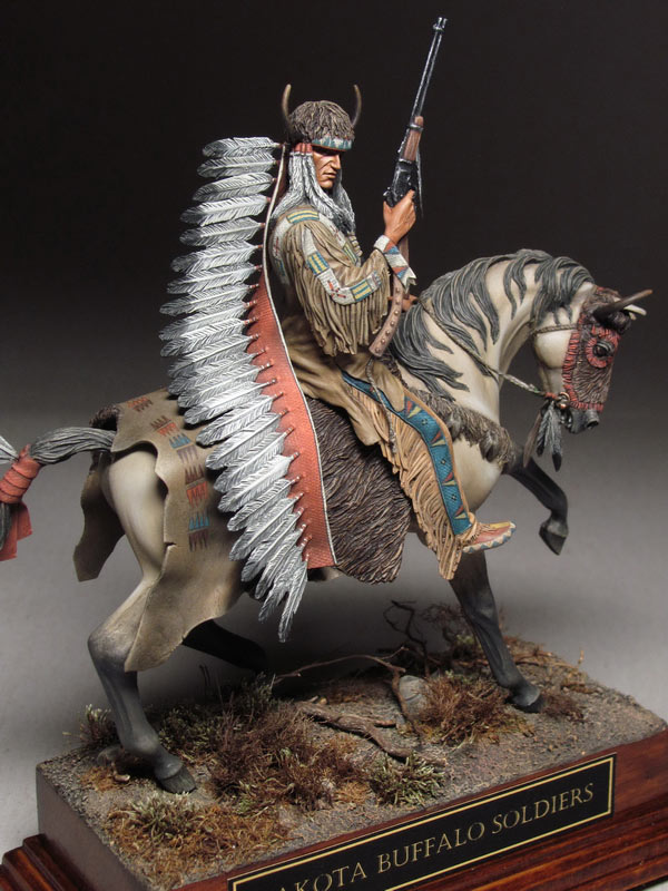 Figures: Lakota warrior, photo #2