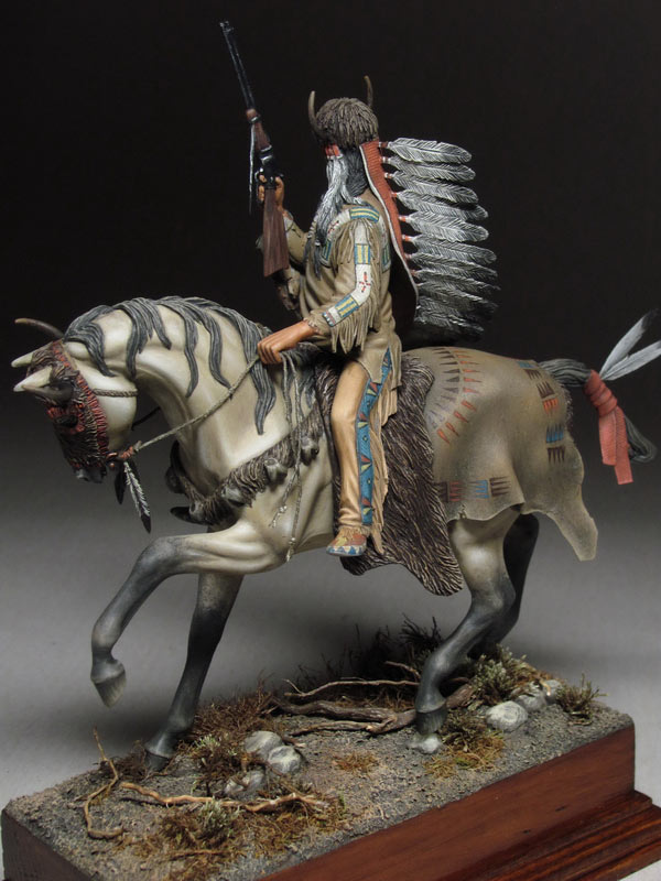 Figures: Lakota warrior, photo #4