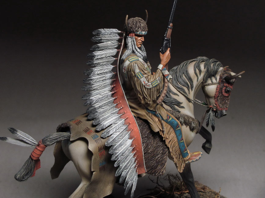 Figures: Lakota warrior, photo #7