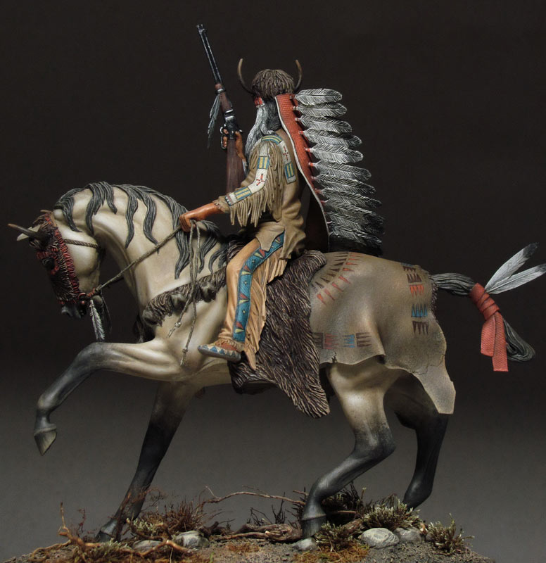 Figures: Lakota warrior, photo #8