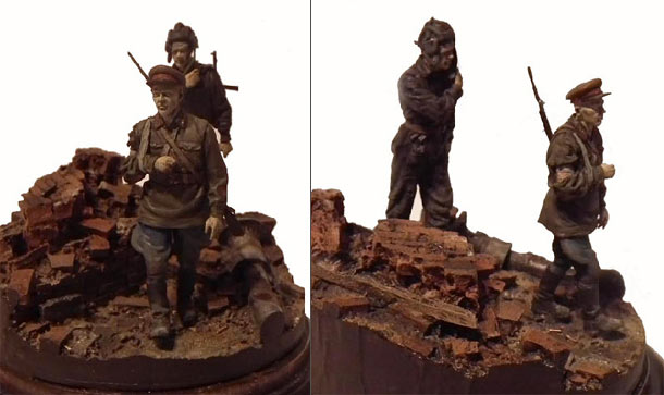Dioramas and Vignettes: Two soldiers