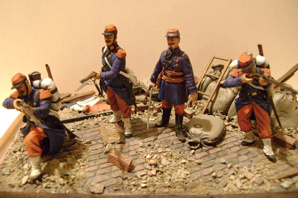 Dioramas and Vignettes: French line infantry, 1870-71