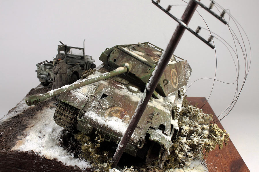 Dioramas and Vignettes: Road to Malmedy. Ardennes, 1944, photo #10