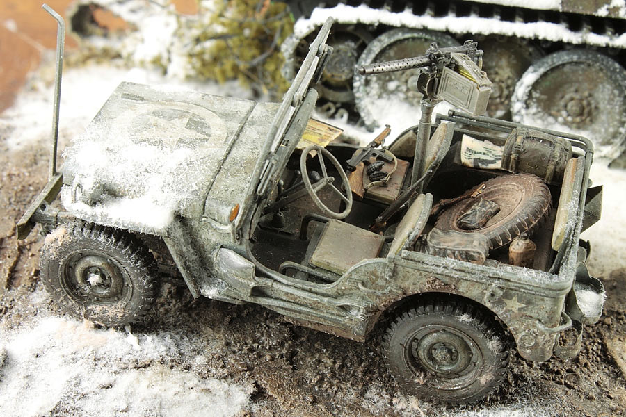 Диорамы и виньетки: Дорога на Мальмеди. Арденны, 1944, фото #12