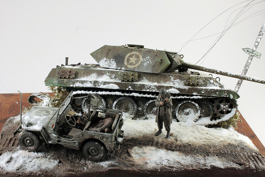 Dioramas and Vignettes: Road to Malmedy. Ardennes, 1944, photo #5