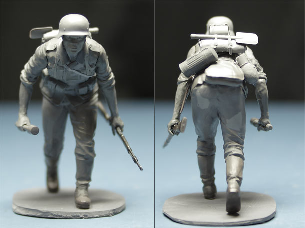 Sculpture: Wehrmacht soldier