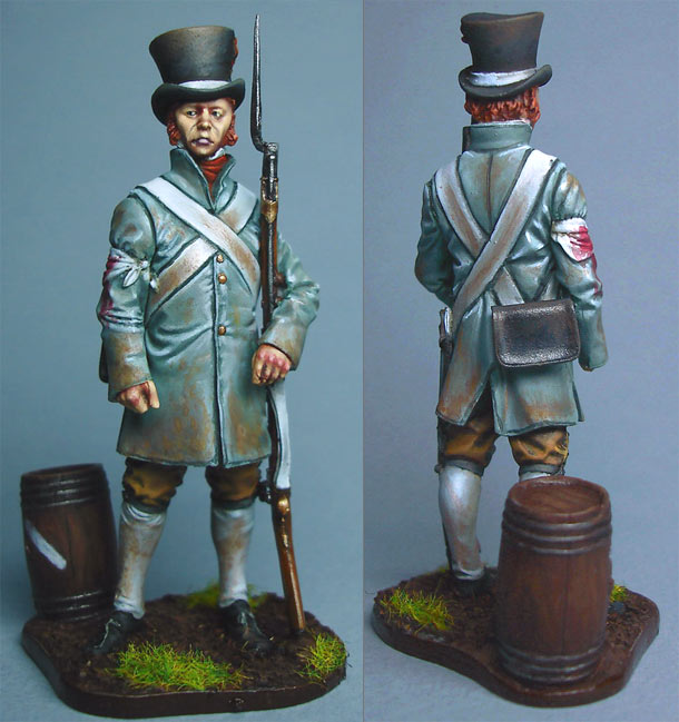 Figures: Spanish home guard, Zaragoza, 1808