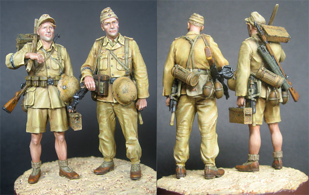 Figures: DAK infantrymen