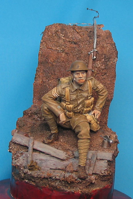 Figures: British sergeant, 1916-18, photo #1