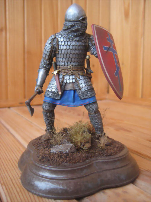 Figures: Noble Russian warrior, battle on Kulikovo field., photo #7